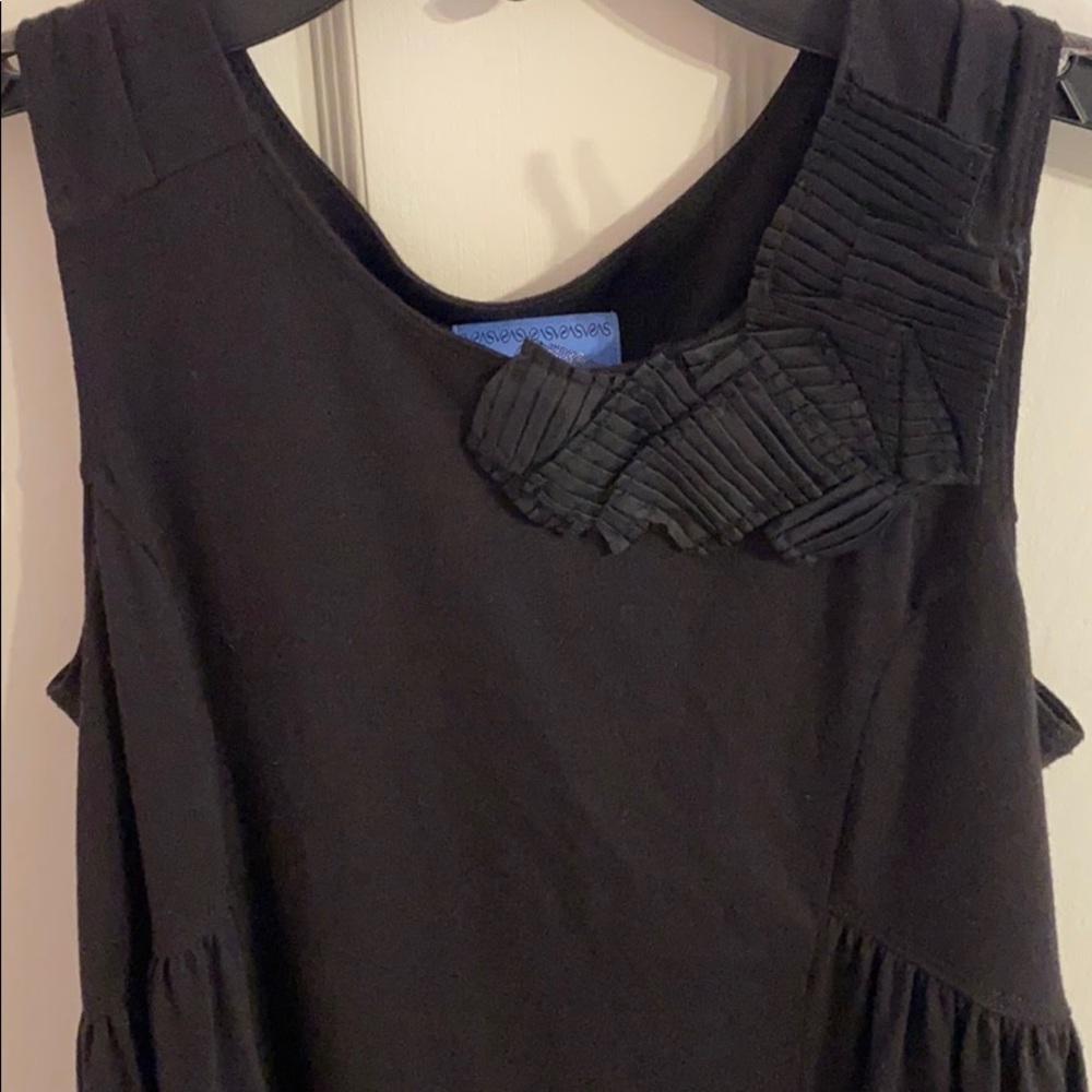 SIMPLE BLACK DRESS - Picture 2 of 4